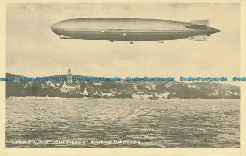 R101957 Luftschiff L.Z. 127 Graf Zeppelin Überfliegt Ueberlingen