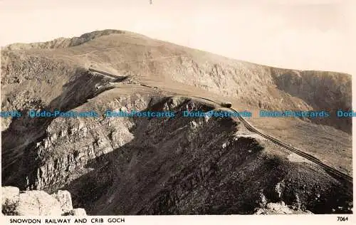 R121254 Snowdon Eisenbahn und Krippe Goch. Photochrom. Nr 7064