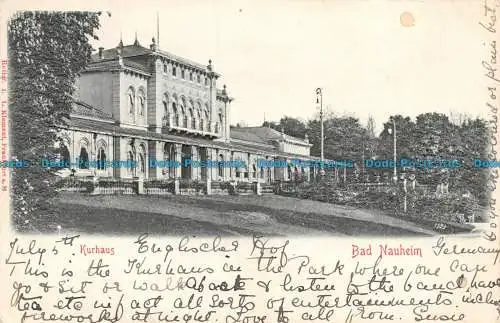 R126689 Kurhaus. Bad Nauheim. L. Klement