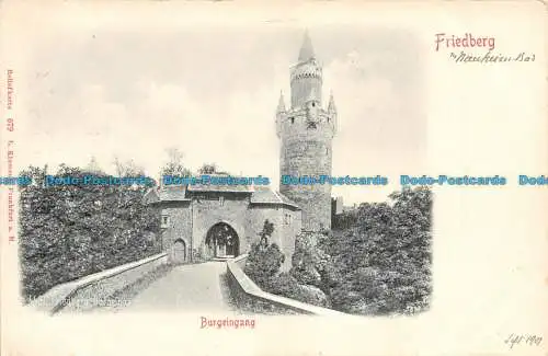 R126696 Friedberg. Burgeingang. L. Klement