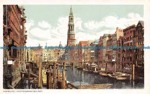 R126717 Hamburg. Hopfenmarktflotte