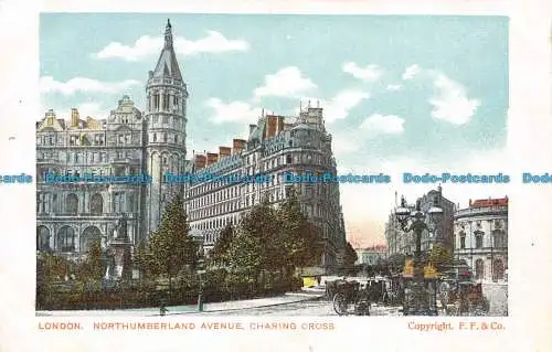 R127987 London. Northumberland Avenue. Charing Cross. F. F. und Co