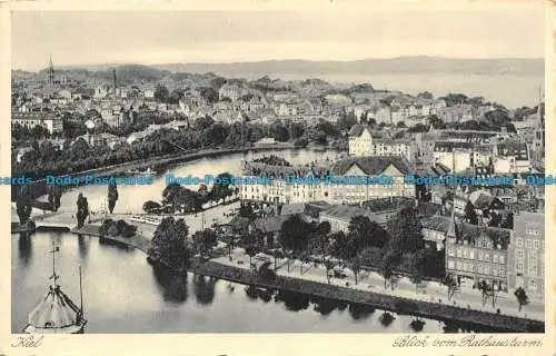 R127218 Kiel. Blick vom Rathausturm. Ernst Crull