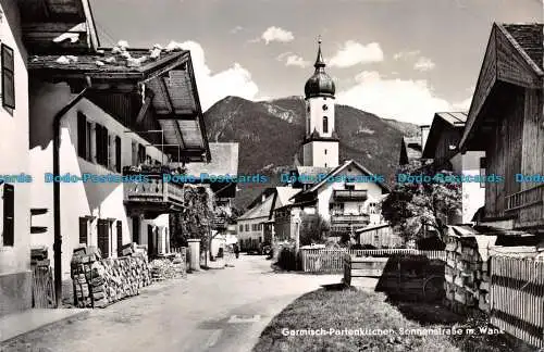 R129030 Garmisch Partenkirchen Sonnenstraße m. Wichsen. 1956