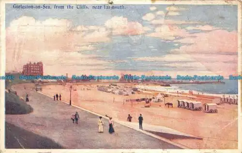 R127263 Gorleston on Sea von den Klippen in der Nähe von Yarmouth. Stiefel. 1908