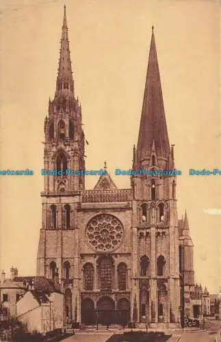 R634644 Chartres. La Cathedrale. Ses Clockers Fassade Ouest. Robert Laillet