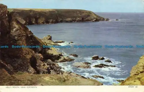 R633790 Hell Mouth. Nahe Portreath. Jarrold. RP. 1956