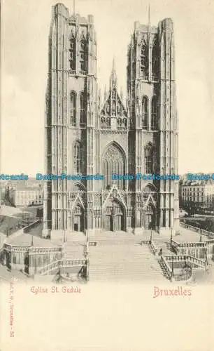 R634712 Bruxelles. Eglise St. Gudule. V.G