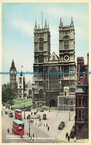 R634737 London. Westminster Abbey. St. Margaret Kirche und Big Ben