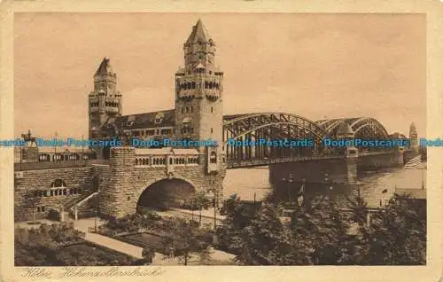 R633908 Köln. Hohenzollernbrücke. Franz Krippe. Nr. 1000