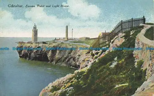 R633966 Gibraltar. Europa Point und Leuchtturm. Millar und Lang. Nr. 15