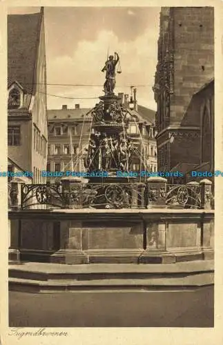 R634855 Nürnberg. Tugendbrunnen. S. Soldan sche. A. Zemsch