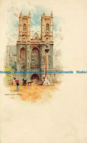 R635032 Westminster Abbey. Postkarte