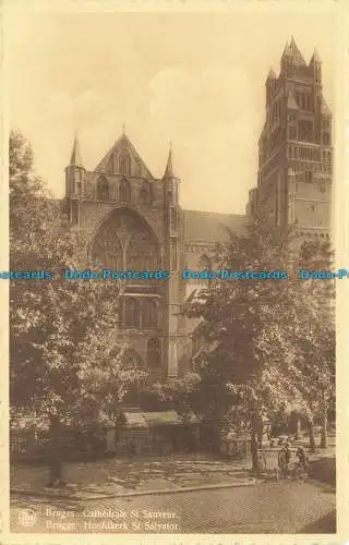 R634315 Brügge. Kathedrale St. Sauveur. Ern. Nels Thill. Serie. 12. Nr. 26