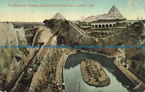 R635257 London. Die Bergbahn. Latein-Britische Ausstellung. Valentinstag. 1912