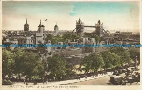 R635386 London. Der Tower of London und die Tower Bridge