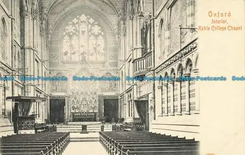 R635396 Oxford. Keble College Chapel. Innenraum. Stengel