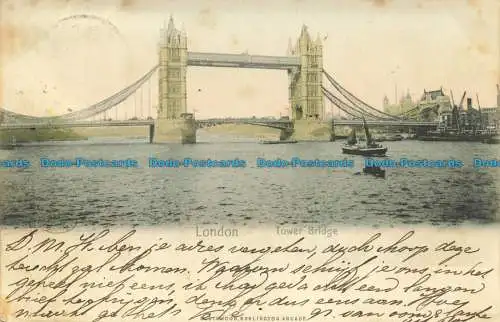 R635406 London. Tower Bridge. J. J. Roelants. 1905