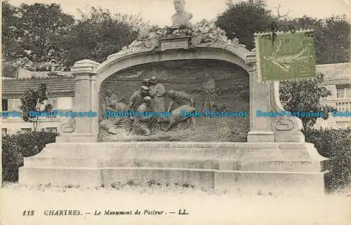 R635497 Chartres. Le Monument de Pasteur. LL. 113. Levy Fils