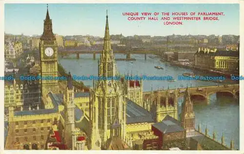 R635997 London. Einzigartiger Blick auf die Houses of Parliament