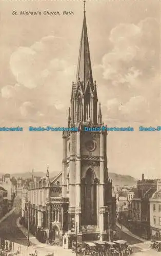 R637359 Badewanne. Kirche St. Michael. Postkarte