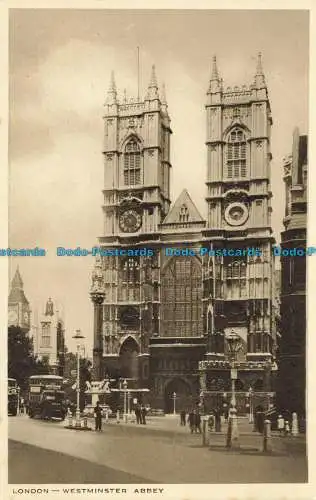 R637373 London. Westminster Abbey. Fotogravur Reproduktion