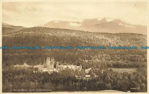 R638220 Balmoral und Lochnagar. Valentines Serie. 1926