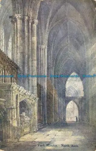 R637001 York Minster. North Aisle. E. T. W. Dennis. Zierliche Serie
