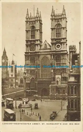 R637164 London. Westminster Abbey. St. Margaret und Big Ben. Tokim Productions.