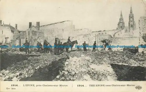 R638493 The Epine in der Nähe von Chalon sur Marne. E. Le Deley. 1915