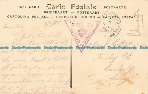 R638494 Ypern. Coin du Boulevard Malou. Callewaert. 1915