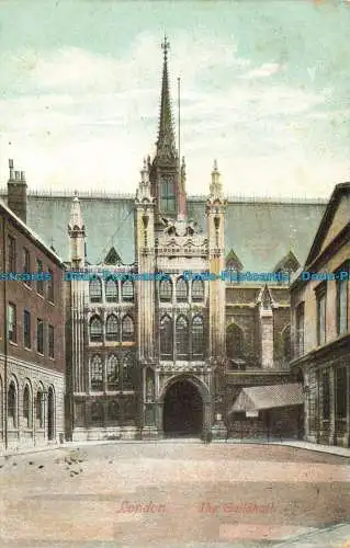 R637875 London. The Guildhall. Postkarte