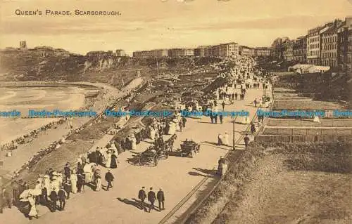 R638547 Scarborough. Queen Parade. Alfred Stiebel. Serie Local View. Nr. 108. 1