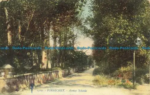 R637926 Pornichet. Avenue Yolande. Postkarte. 1915