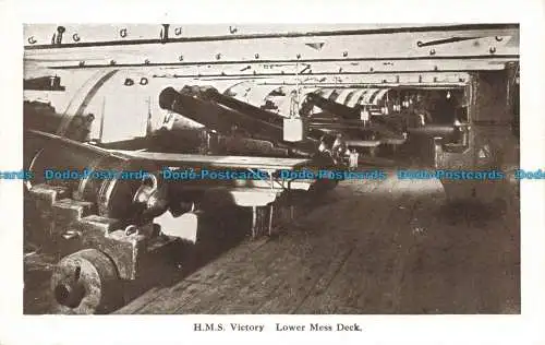 R638614 H.M.S. Victory. Unteres Mess Deck. Sturm und Polden