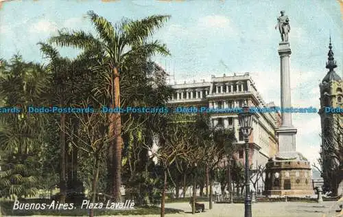 R639152 Buenos Aires. Plaza Lavalle. A. K. C. 1915