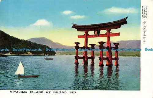 R638615 Insel Miyajima am Binnenmeer. Postkarte