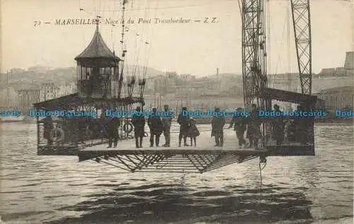 R637959 Marseille. Gondel du Pont Transbordeur. Z. Z