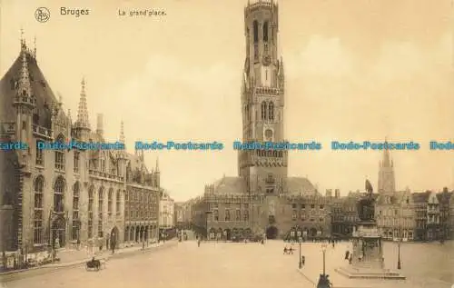 R637979 Brügge. La Grand Place. Nels. Seriennr. 48