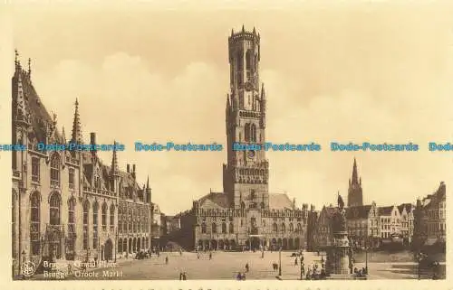 R637984 Brügge. Grand Place. Nels. Ern. Thill. Serie 12. Nr. 4