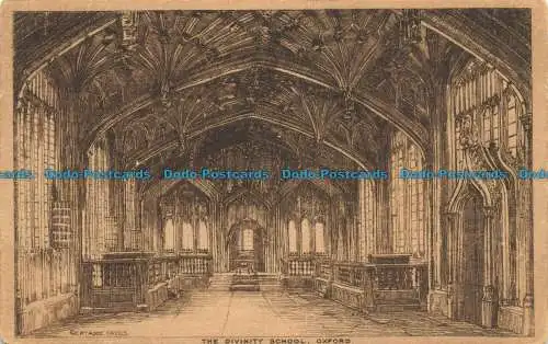 R638649 Oxford. The Divinity School. Radierung Serie Nr. 16. Gertrude Hayes