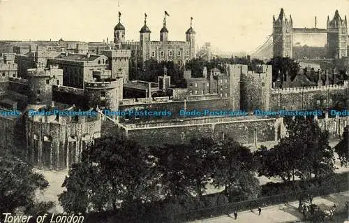 R638651 Tower of London. Klassische Serie. Postkarte