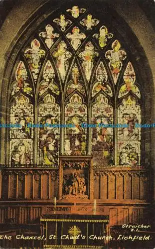 R638005 Lichfield. Kirche St. Tschad. Der Chor