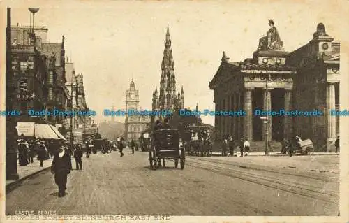 R639219 Edinburgh. Princes Street. East End. Castle Serie