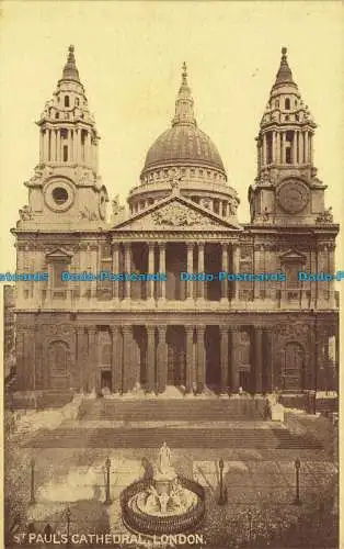 R638025 London. St. Paul Cathedral. Postkarte