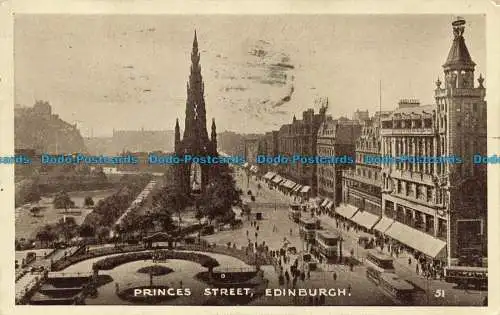 R639225 Edinburgh. Princes Street. 1944