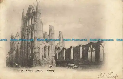 R639263 Whitby. Abtei St. Hilda. 1903