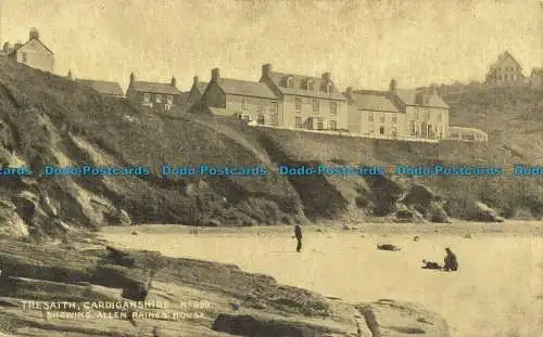 R640092 Cardiganshire. Tresaith. Zeigt Allen Raine House