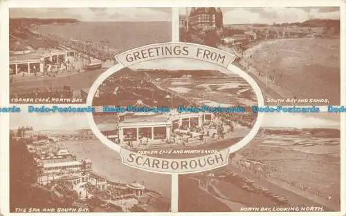 R638738 Grüße aus Scarborough. The Spa und South Bay. North Bay. Looking No