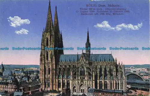 R638744 Köln. Dom. Sudseite. H. W. Postkarte